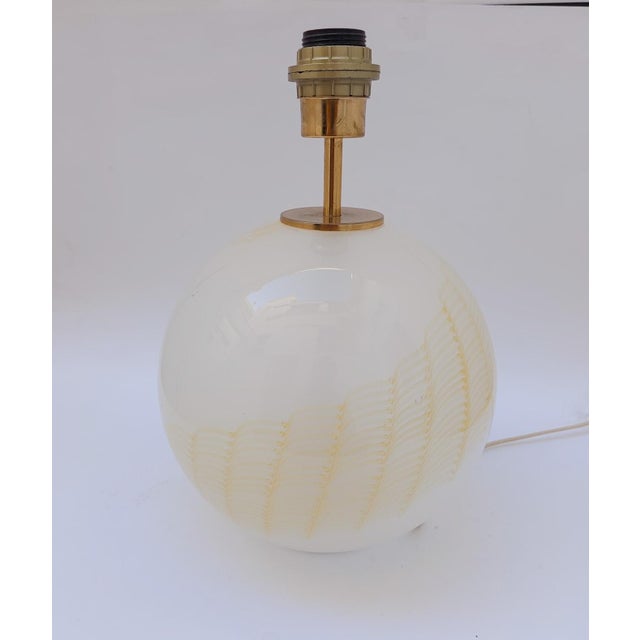 1980s Gold Sphere Table Lamp in Murano Glass attributed to La Murrina, 1980s For Sale - Image 5 of 11
