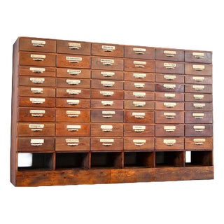 Art Nouveau Ironmongers Drawers, 1910 For Sale