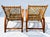 Chestnut Adirondack Modern, Vermont Tubbs, Rawhide Strapped Chairs (2), c.1965-1975. Snow Shoe Chairs For Sale - Image 8 of 11