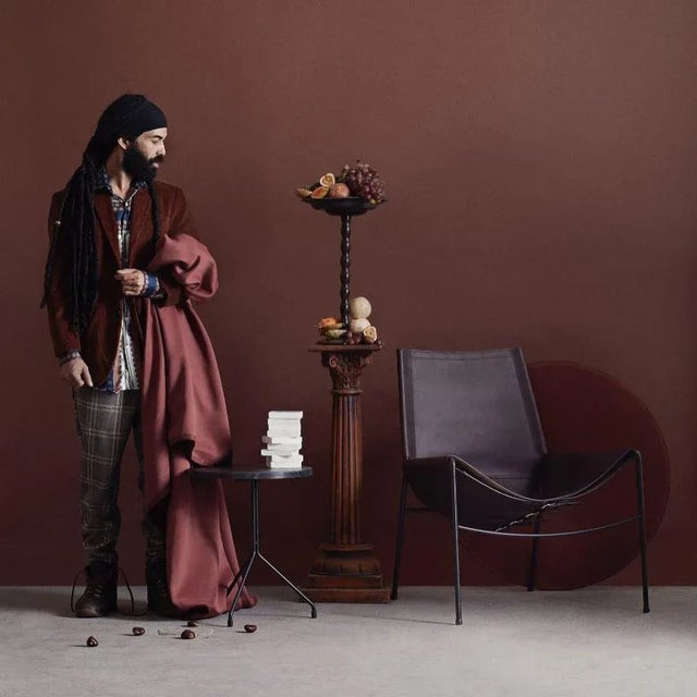 Contemporary Medium All for One Black Slate Table by OxDenmarq For Sale - Image 3 of 5