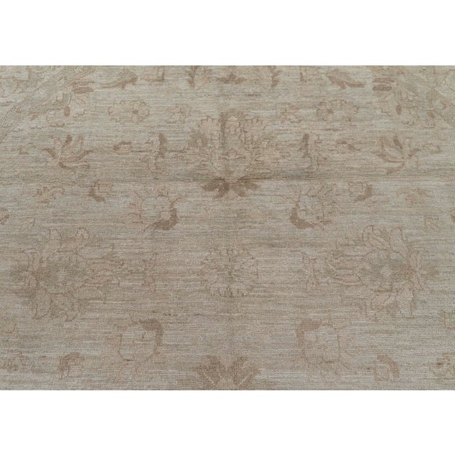 Oushak Round Rug 6'2" x 6'3" For Sale In Houston - Image 6 of 8