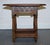 Carved Gothic Oak Side Table For Sale - Image 4 of 12