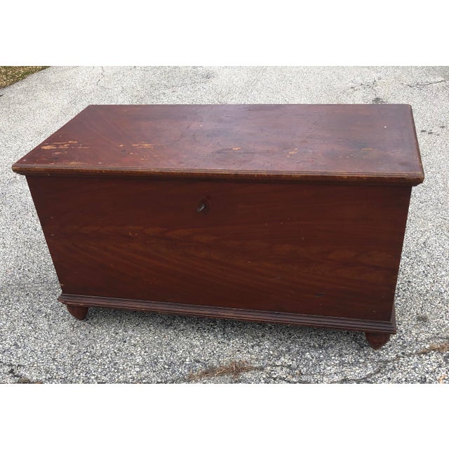 Late 19th Century Primitive Farmhouse Blanket Chest Chairish