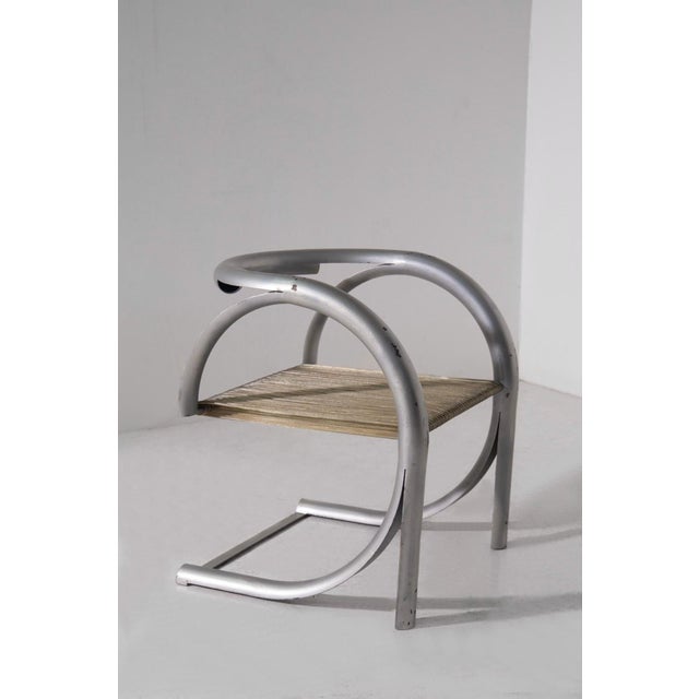 Beige Ferrotipi Prototype Lounge Chair by Gianantonio Malacrida & Paolo Resmini, Italy, 1968 For Sale - Image 8 of 8