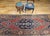Antique Persian Bidjar Wide Runner, Hand-Knotted Wool, Geometric Pattern, Terracotta & Navy, 4x11 For Sale - Image 9 of 18