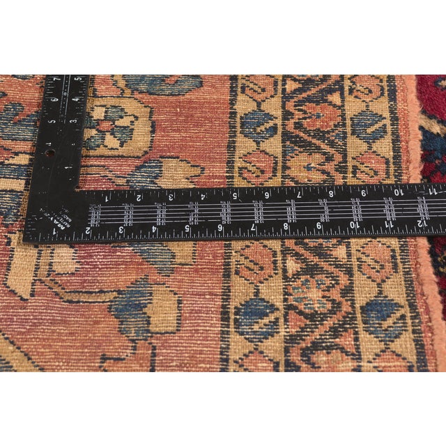 Textile Antique Persian Lilihan Rug, 03'06 X 04'07 For Sale - Image 7 of 10
