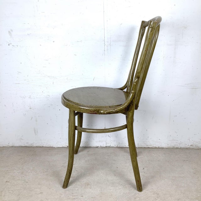 Mid-Century Modern Vintage Bentwood Café Chair, 20th Century For Sale - Image 3 of 12
