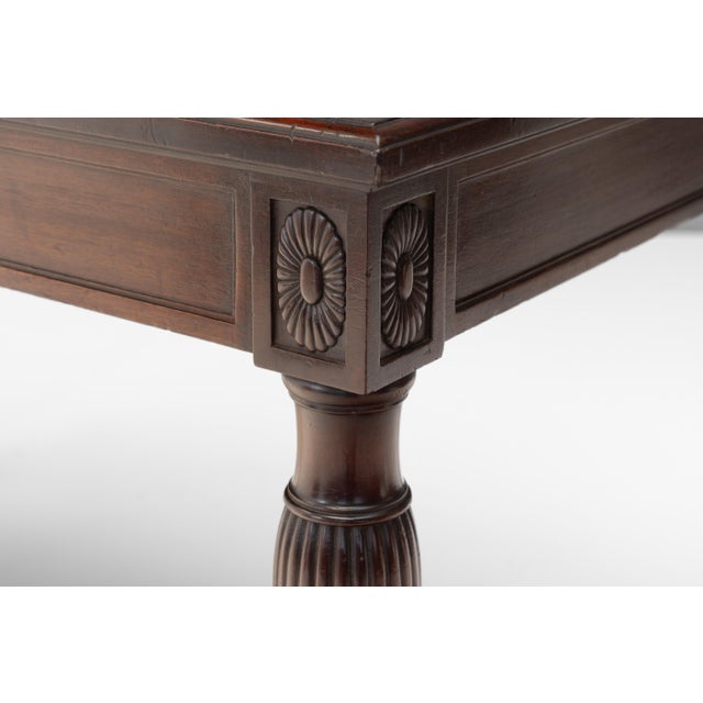 Wood Antique Writing Table, 1890 For Sale - Image 7 of 10
