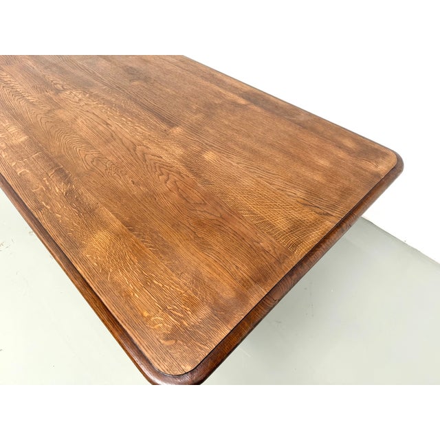 Oak Farmhouse Table, 1950s For Sale - Image 17 of 18