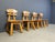 Vintage Brutalist Dutch Oak Dining Chairs, 1960s, Set of 4 For Sale - Image 10 of 14