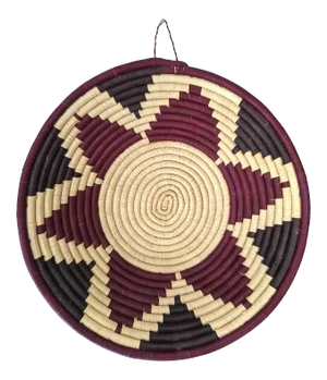 1990s Coiled Artisanal Rwandan Basket