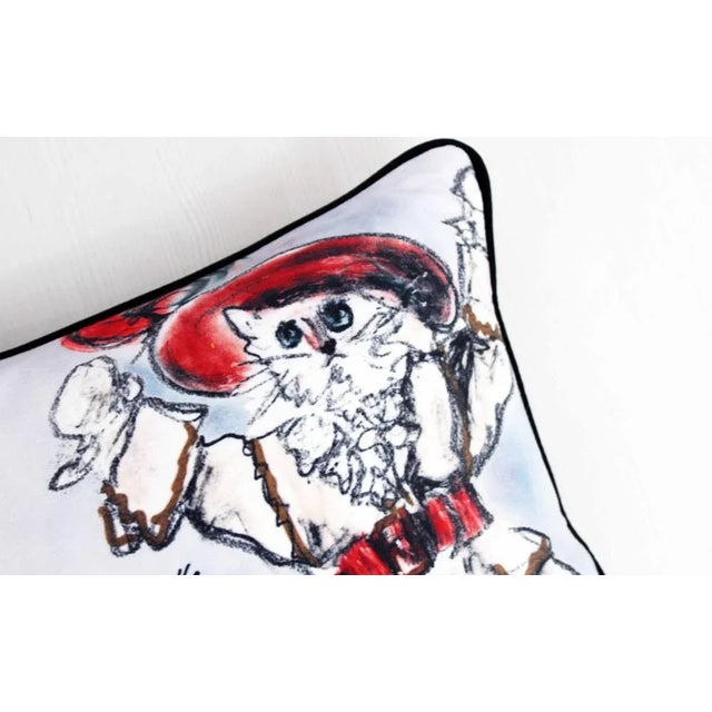Textile Choupette Cushion by Karl Lagerfeld, 2015 For Sale - Image 7 of 11