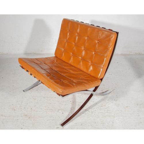 Vintage Barcelona Lounge Chairs by Mies Van Der Rohe for Knoll, 1970s, Set of 2 For Sale - Image 10 of 17