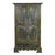 Black Wooden Cabinet with Green and Blue Patina For Sale - Image 8 of 8