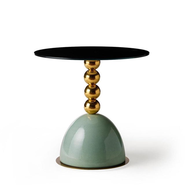 Not Yet Made - Made To Order Pins Round Side Table by Marioni For Sale - Image 5 of 8