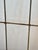 Vintage 70s Pair of Walnut and Convex Leaded Clear Glass Cabinet Doors For Sale - Image 9 of 18