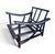 Ficks Reed Mid 20th Century Black Rattan Bamboo Lounge Chair in the Manner of Ficks Reed For Sale - Image 4 of 16