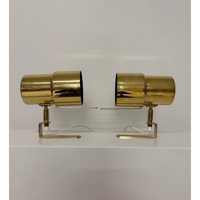 Brass Wall Lights by Hans-Agne Jakobsson, 1960s, Set of 2 For Sale - Image 6 of 13