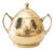 Art Deco Hammered Sugar Bowl, Vienna, Austria, 1920s For Sale