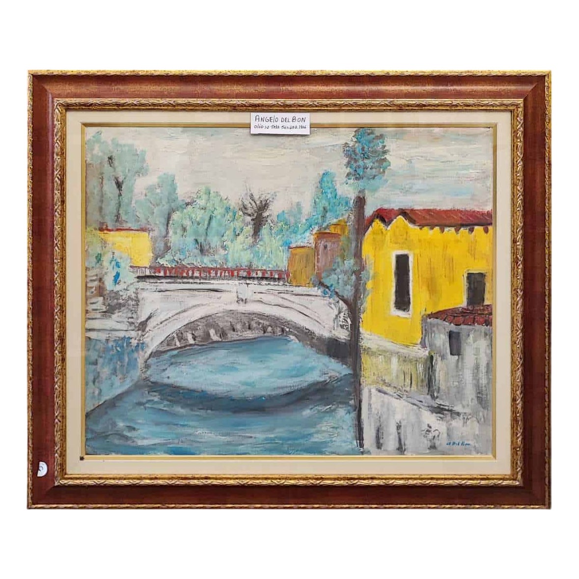 Angelo Del Bon, Untitled, 1936, Oil on Canvas, Framed | Chairish