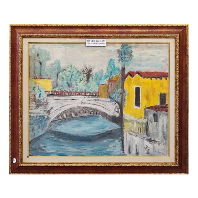 Angelo Del Bon, Untitled, 1936, Oil on Canvas, Framed For Sale