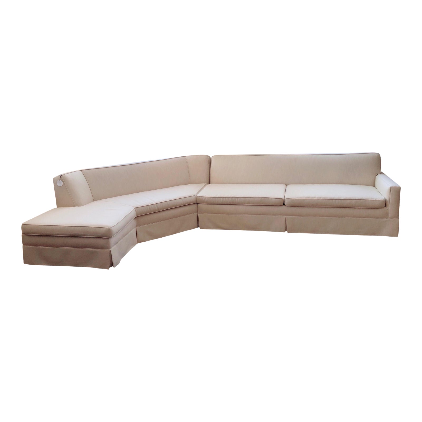 Mid Century Modern Cream Sectional Sofa Chairish