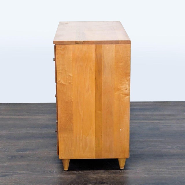 Mid-Century Modern 3-Drawer Solid Wood Dresser For Sale - Image 4 of 11
