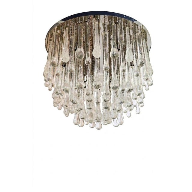 1970s Murano Glass Chandelier, 1970s For Sale - Image 5 of 5