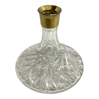 Vintage Waterford Crystal Ships Decanter For Sale