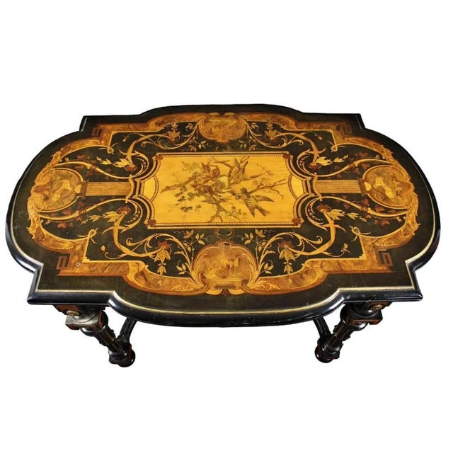 Napoleon III Center Table, 19th Century For Sale - Image 5 of 6