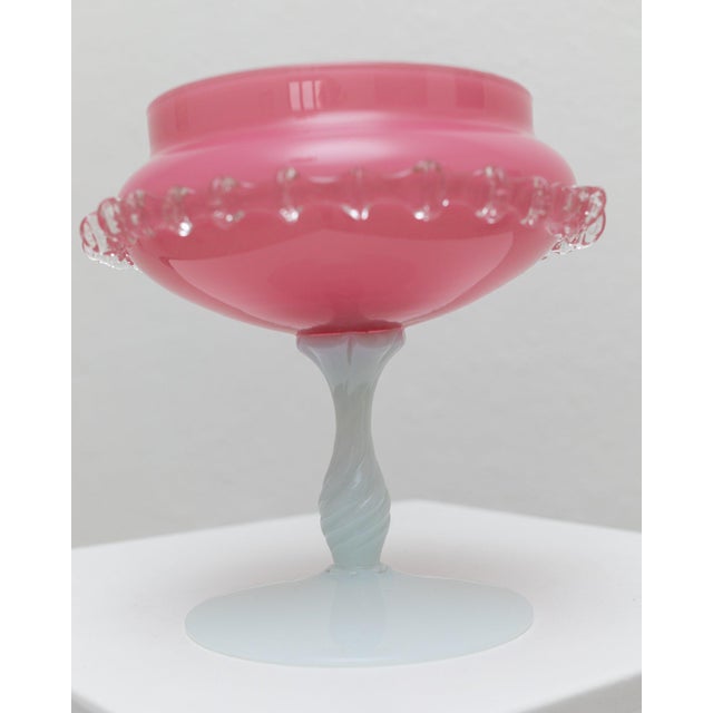 Pink Empoli Glass Bowl, Italy, 1960s For Sale - Image 5 of 12
