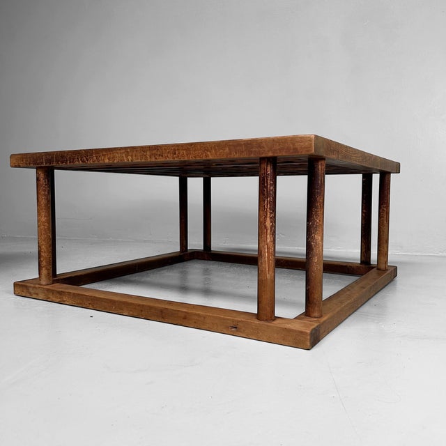 Early Shōwa Traditional Wooden Kotatsu Table, Japan, 1930s For Sale - Image 10 of 15