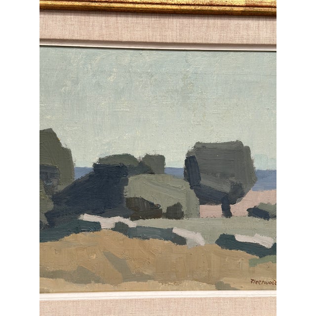 William Herbert Fleetwood, Landscape, 1951, Oil Painting on Canvas, Framed For Sale - Image 16 of 18