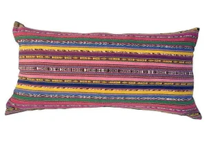 Guatamalin Ikat Colorful Pillow