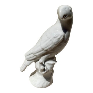 KPM Berlin Parrot Blanc De Chine Porcelain Bird Figurine- Early 20th Century For Sale