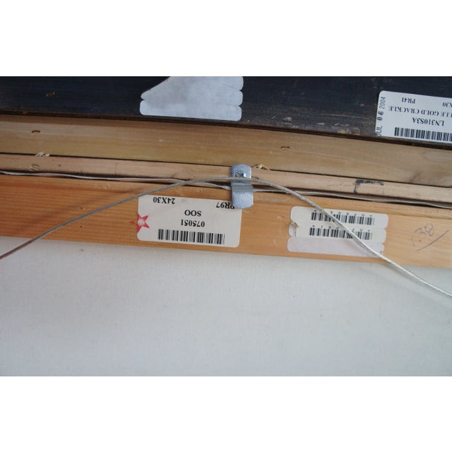 Impressionist Country Farmhouse Rooster Portrait Oil Painting on Canvas For Sale - Image 12 of 13