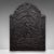 This is an antique decorative fire back. An English, cast iron fireplace backrest in Neoclassical taste, dating to the...