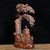 Late 20th Century Hand-Carved Boxwood Figure of a Monk Under a Pine Tree For Sale - Image 5 of 9