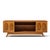 Brown Young Manufacturing Mid Century Walnut and Burlwood Sliding Door Credenza and Hutch For Sale - Image 8 of 12
