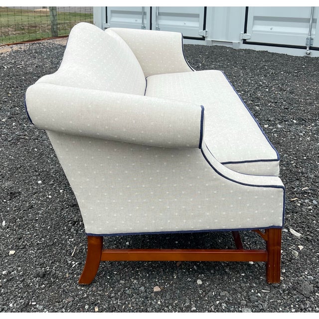 Ethan Allen Chippendale Camelback Sofa For Sale In New York - Image 6 of 9
