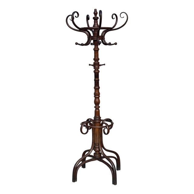 Bentwood Hat and Coat Stand from Fischel, 1890s For Sale