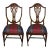 Pair of Hepplewhite Shield Back Chairs For Sale