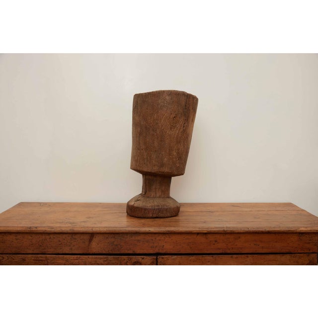 Medium 19th Century European Wood Mortar For Sale - Image 10 of 11