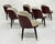 SA Baxter Set of 6 Baxter "Colette" Chairs by Roberto Lazzeroni in Leather Brass For Sale - Image 4 of 18