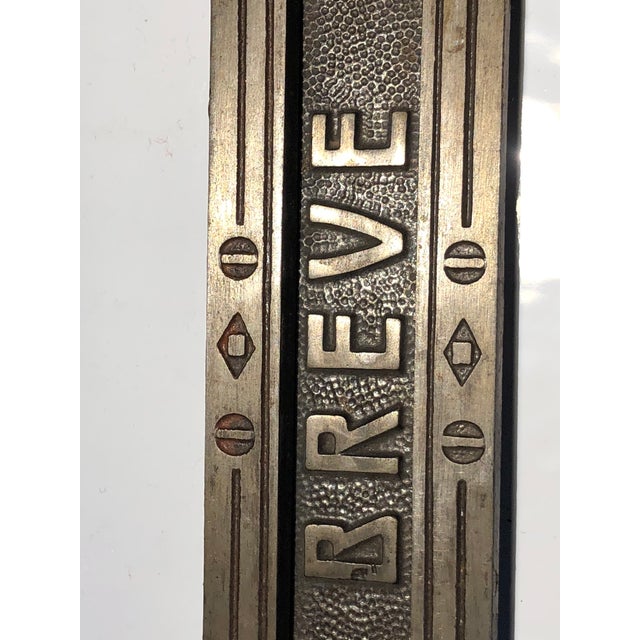 Brass Antique Breve Mail Slot For Sale - Image 8 of 12