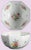 Spode Malborough Sprays Octagonal Ceramic Bowl. Features pink roses, tulips, bluebells, and buttercups with a pink trim ....