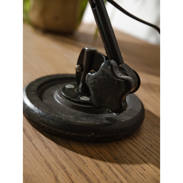 1950s Bauhaus 1950s R1 Black Desk Light from Midgard, 1950s For Sale - Image 5 of 15