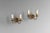 Vintage Decorative Wall Lights in Brass, 1930s, Set of 2 For Sale - Image 3 of 9