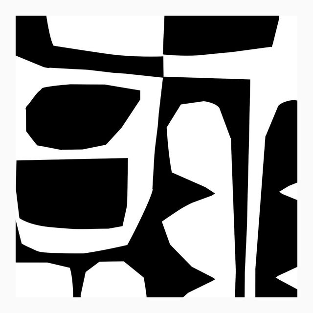 Contemporary Black on White Forest Fine Art Print 16" X 20" by Liz Roache For Sale - Image 3 of 6