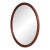 Henkel Harris Cherry Oval Wall Mirror For Sale
